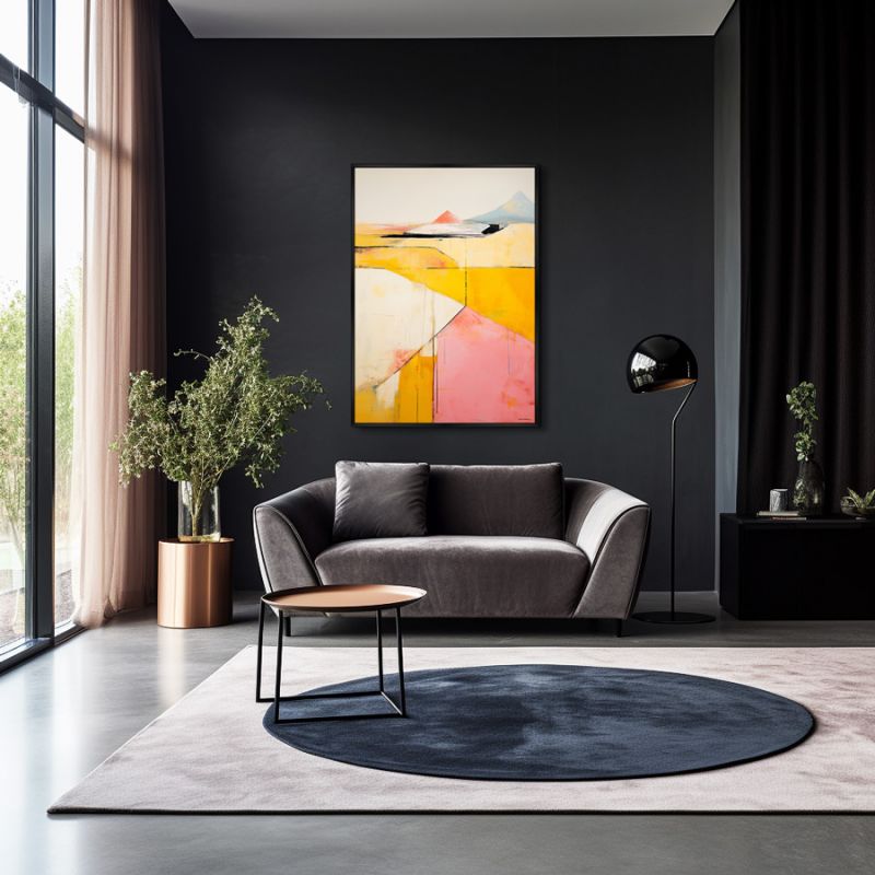 Репродукция картины ArtNoMore на холсте Landscape Collection, Valley of Pyrimids, No 2, 2024г. фото 3