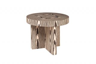 Столик журнальный круглый Garda Decor Zebrano BD-3145191
