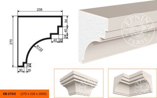 Карниз Lepninaplast КВ-270/2