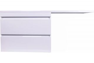 Тумба под раковину подвесная Style Line El Fante Даллас Люкс СС-00002337 белая 78 см