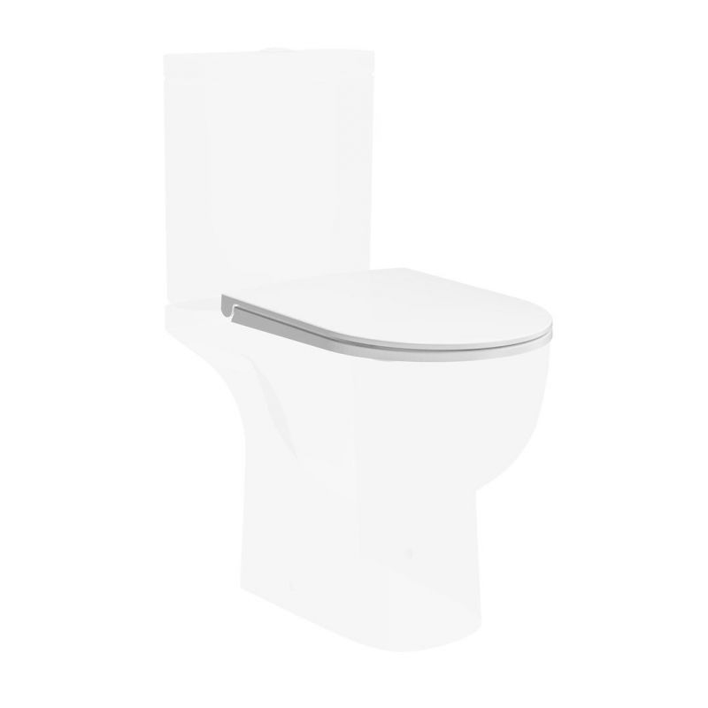 Сиденье для унитаза Kerama Marazzi Buongiorno Pro BG.Pro.seat.01\WHT, белое глянцевое