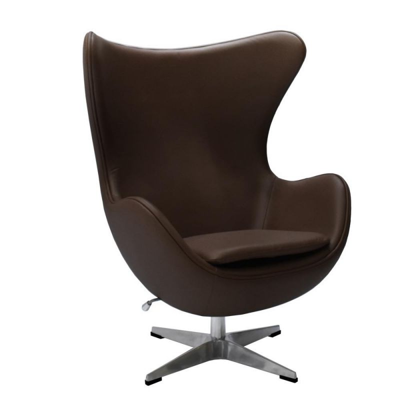 Кресло BRADEX Home EGG STYLE CHAIR натуральная кожа BD-3066870 фото 1