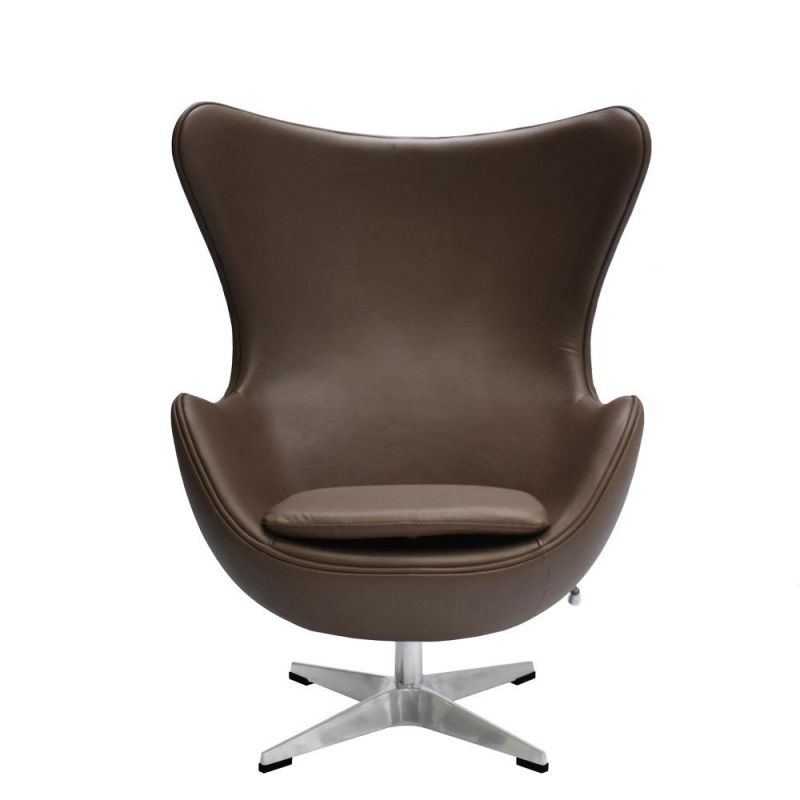 Кресло BRADEX Home EGG STYLE CHAIR натуральная кожа BD-3066870 фото 4