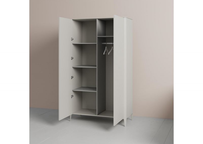 Шкаф  Ellipsefurniture Type 2-х створчатый высокий (серо-бежевый) TY010304420101 фото 5