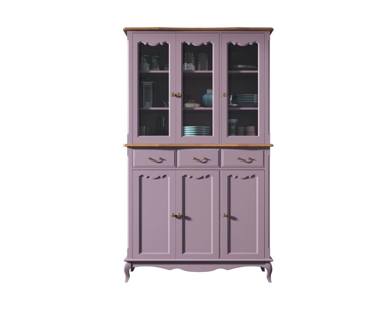 Буфет Этажерка "Leontina Lavanda" трехстворчатый фиолетовый BD-3090760 фото 1