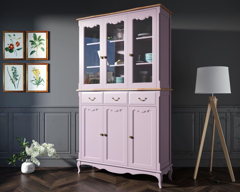 Буфет Этажерка "Leontina Lavanda" трехстворчатый фиолетовый BD-3090760 фото 5