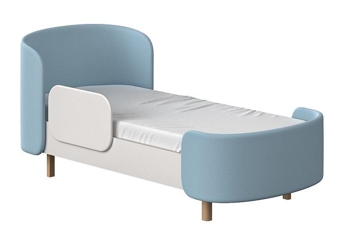 Кровать подростковая Ellipsefurniture KIDI Soft размер М (голубой) KD010111020101 фото 3