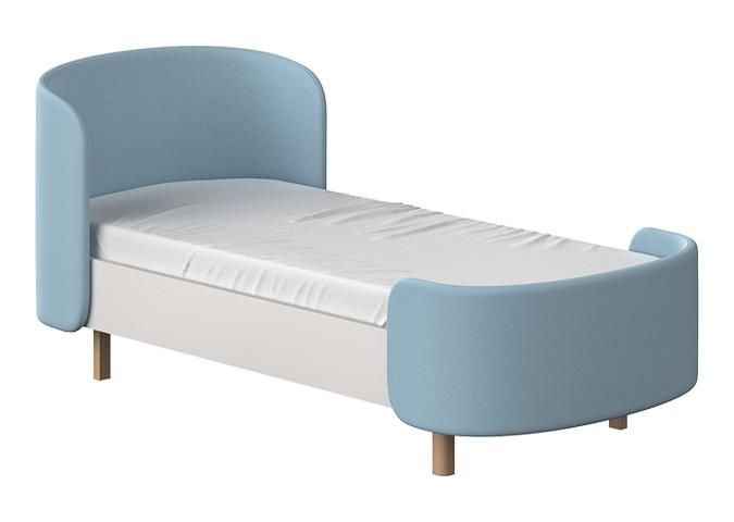 Кровать подростковая Ellipsefurniture KIDI Soft размер М (голубой) KD010111020101 фото 1