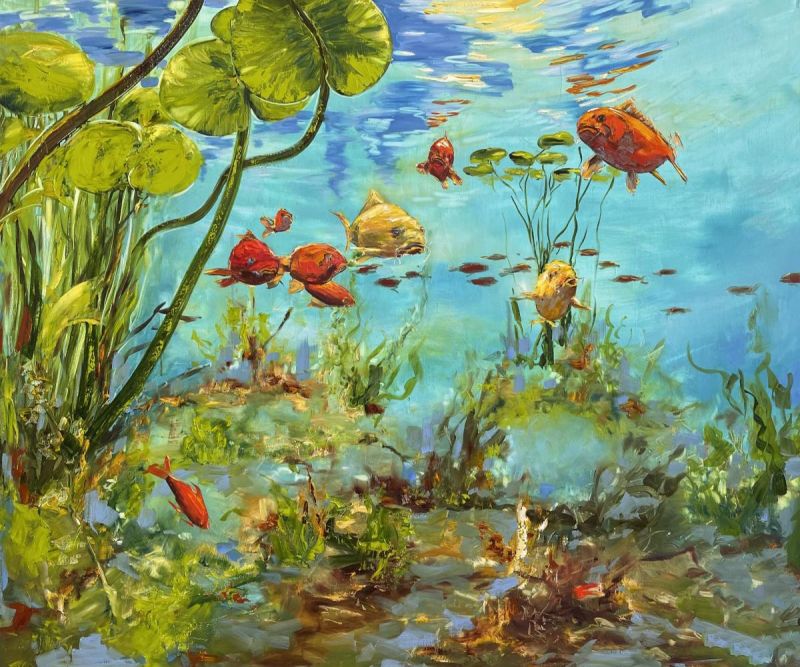 Картина "Под водой" Маливани Диана