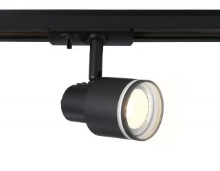 Трековый однофазный светильник со сменной лампой GU10 Ambrella TRACK SYSTEM GL GL5206