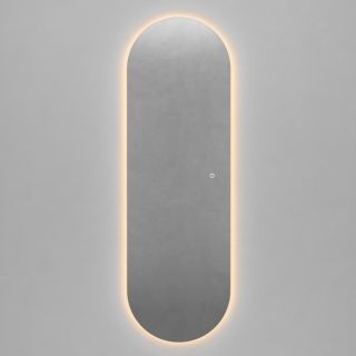 Зеркало безрамное с теплой подсветкой GENGLASS NOLVIS NF LED L BD-3044166, с сенсорным выключателем