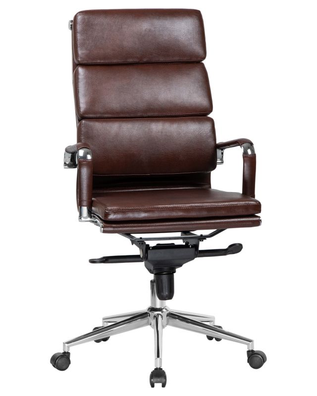 Офисный стул Dobrin 103F-LMR ARNOLD, цвет коричневый