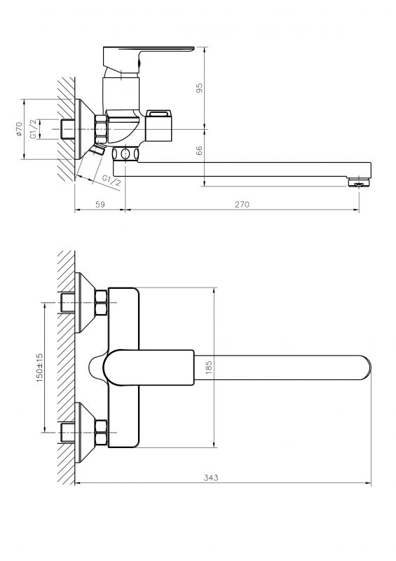 Смеситель Haiba HB505-8 HB22505-8 фото 2