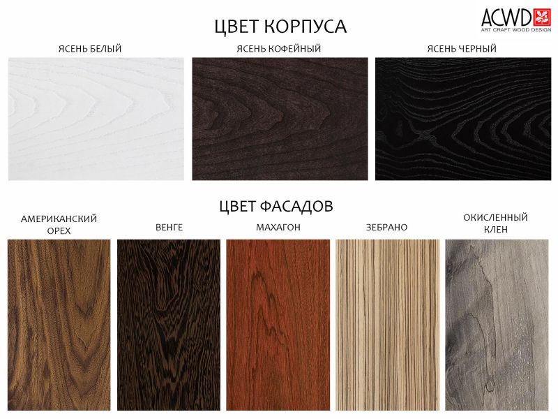 Гардеробный шкаф AСWD 2/6 IMPALA BD-1893060 фото 4