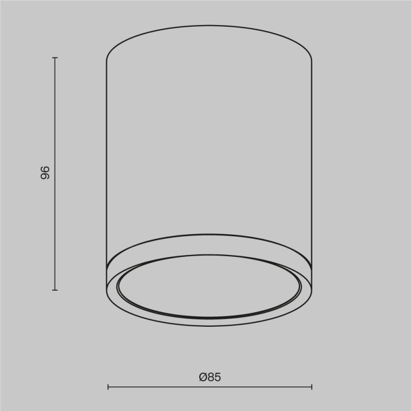 Потолочный светильник Technical C086CM-GX53-MRD-WB