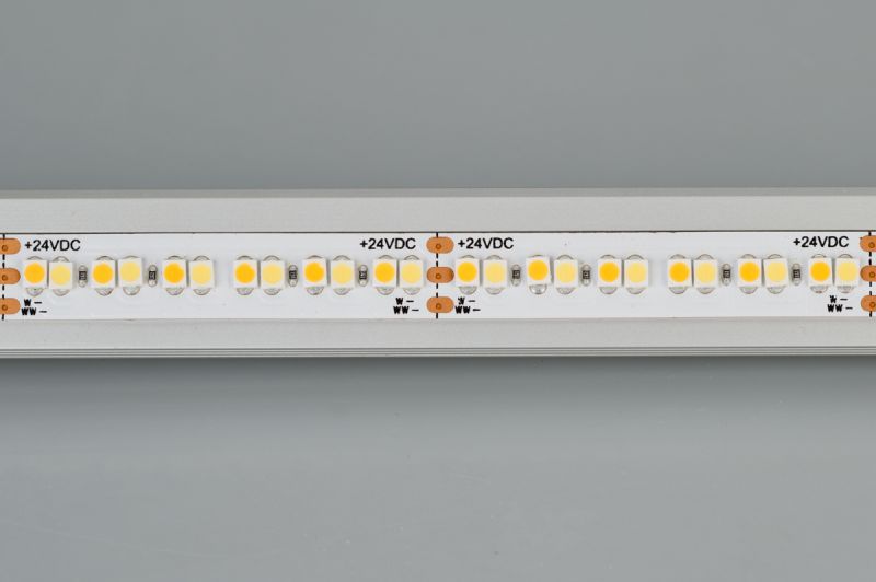 Светодиодная лента RT-A240-10mm 24V White-MIX (19.2 W/m, IP20, 3528, 5m) (Arlight, Изменяемая ЦТ)