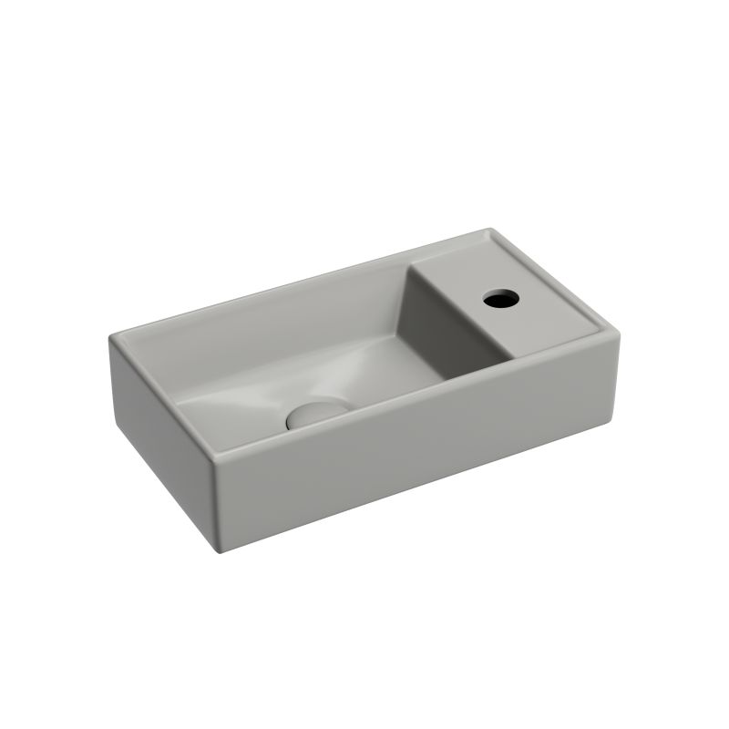 Рукомойник подвесной Ceramica Nova Element CN6051LMH антрацит матовый, 40,7 см фото 1