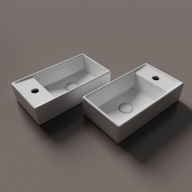 Рукомойник подвесной Ceramica Nova Element CN6051LMH антрацит матовый, 40,7 см фото 7