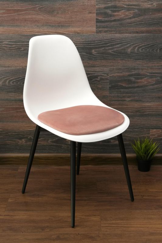 Стул ZiP-mebel Туссе чёрный /белый, розовый R101776BA5 фото 2