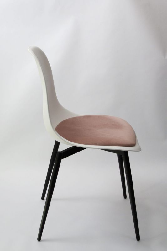 Стул ZiP-mebel Туссе чёрный /белый, розовый R101776BA5 фото 3