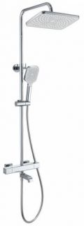 Душевая стойка с термостатом WONZON & WOGHAND WW-B3016-T1-CR Хром