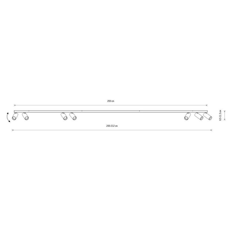 Накладной светильник спот Nowodvorski Fourty Surface VII GU10 70W 11436 фото 2