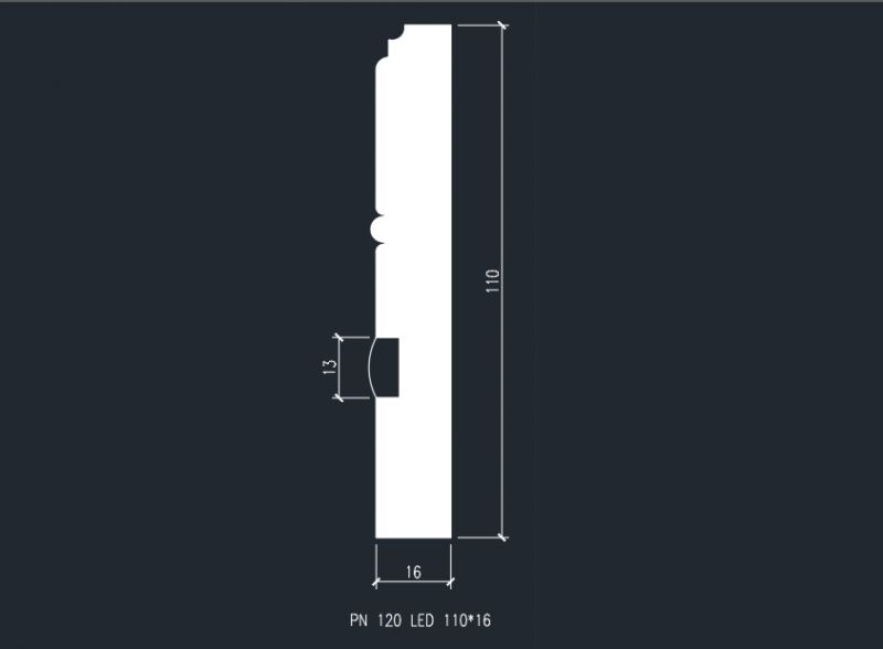 Плинтус Evrowood PN 120 LED фото 6