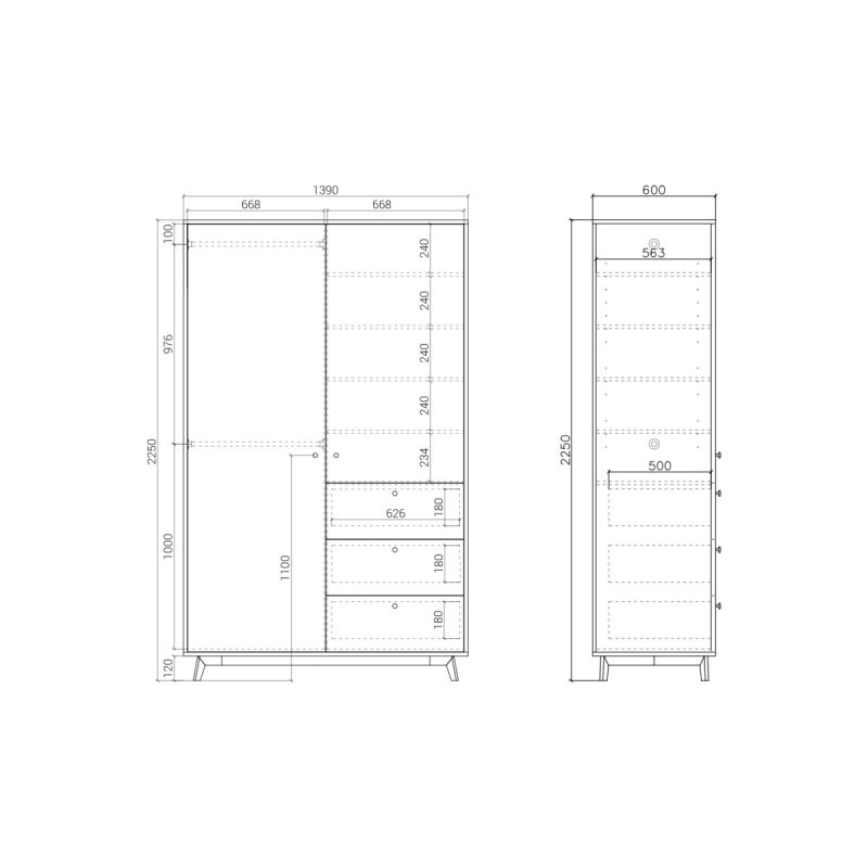 Шкаф The IDEA Frame BD-1964724