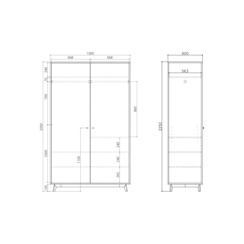 Шкаф The IDEA Frame BD-1964726