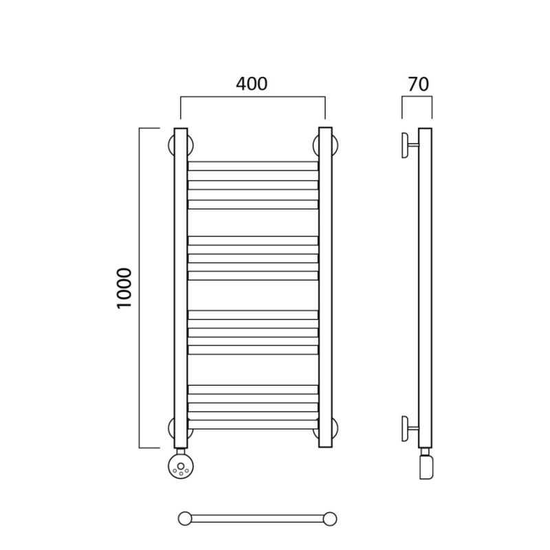 Полотенцесушитель электрический Aquanerzh Прямая 00-12A10040_L