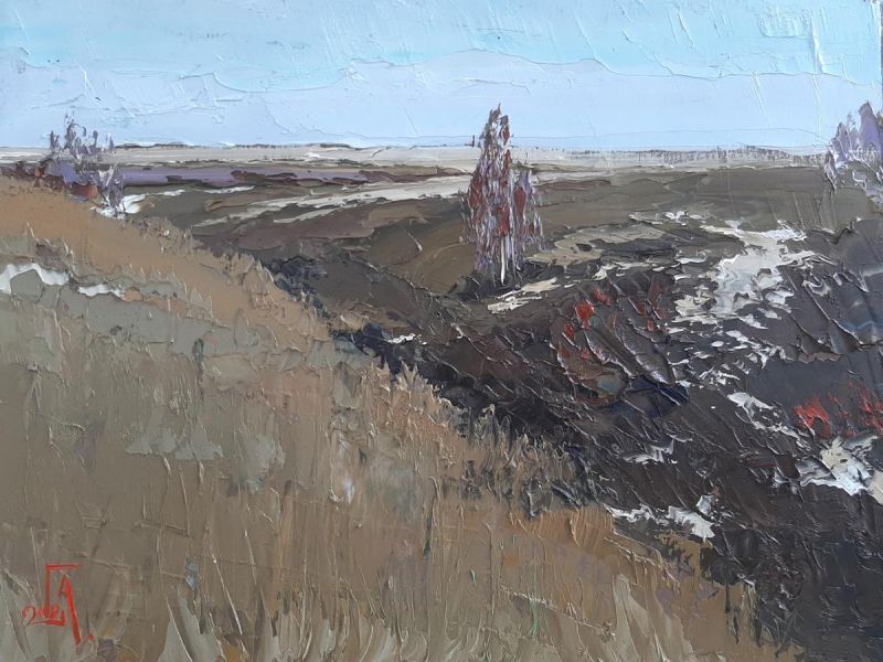 Картина "За городом" 40x30 2021 Головченко Алексей фото 1