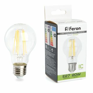 Лампа светодиодная Шар Feron 20W E27 4000K LB-620 38246