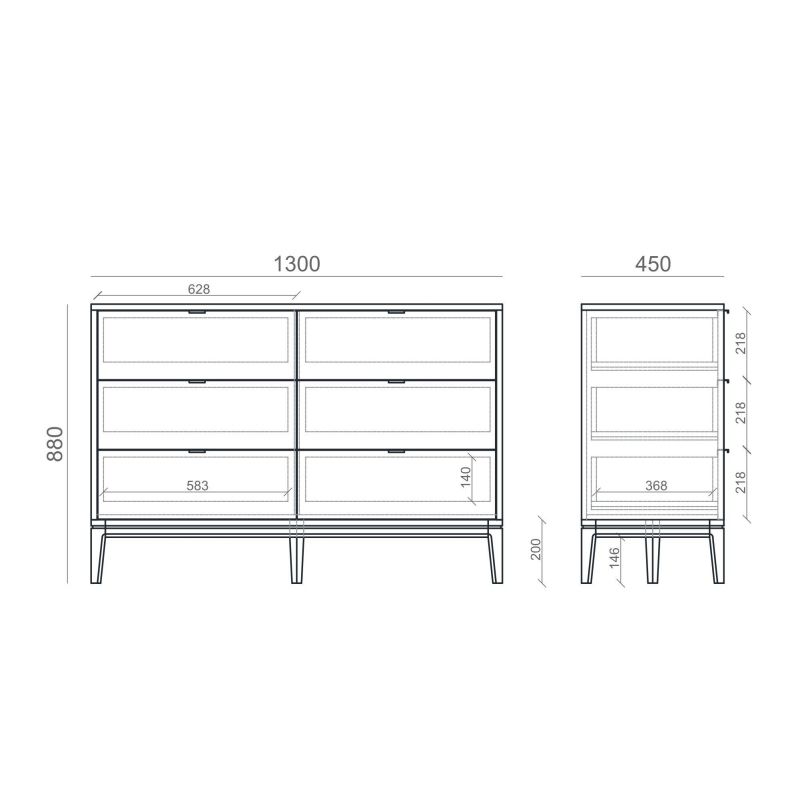 Комод The IDEA INSPIRE TIMELESS BD-3041943 фото 6