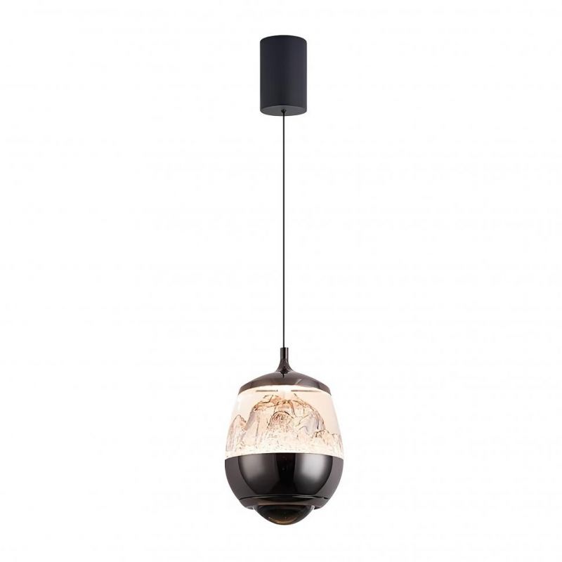 Светильник подвесной iLedex Rocks LED 3000К 7W 8278P-1 PBK фото 4
