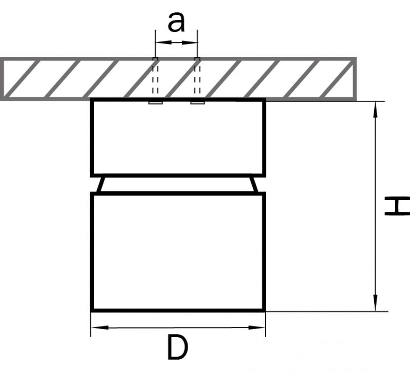 Точечный накладной светильник FORTE MURO 15W 214817