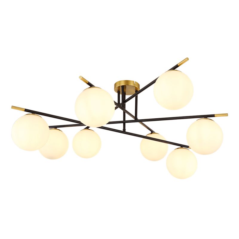 Люстра на штанге Arte Lamp ALCOR A2224PL-8BK