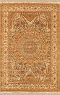 Бельгийский ковер из вискозы Carpet «ESMERALDA» 2M007-GLD 80 x 150 см