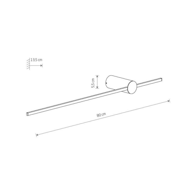 Настенный светильник Nowodvorski Saber Led M 3000K 11W 10312 фото 2
