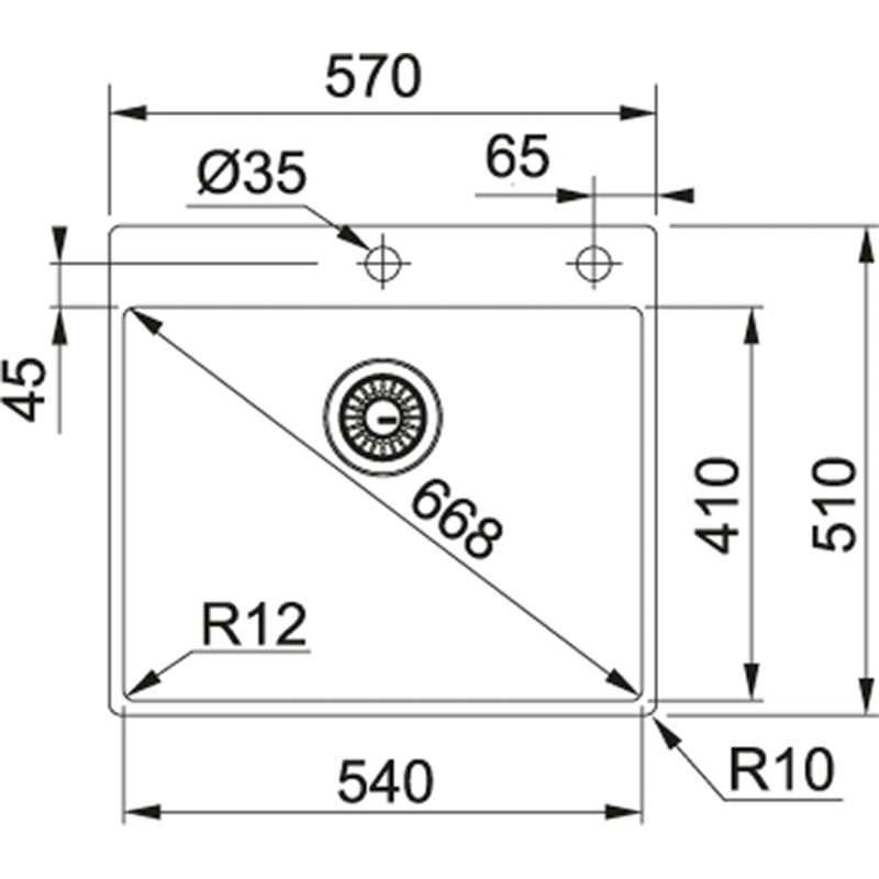 Мойка Franke Box BXX 127.0369.295