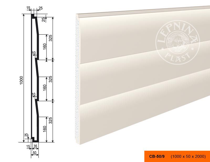 Панель утепления Lepninaplast СВ-50/9