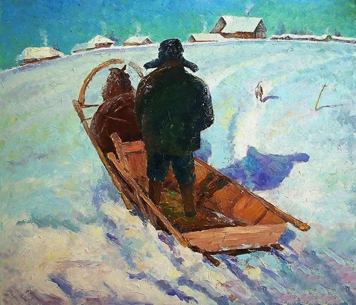 Картина "Домой" Михаил Рудник
