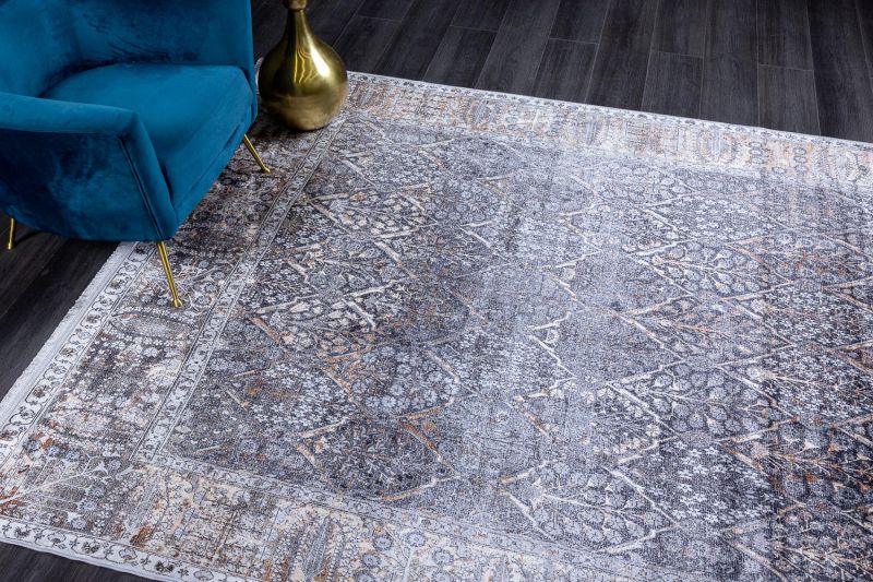 Турецкий ковер из хлопка и полиэстера Carpet «COUTURE LUX» HDJ2809-04 160 x 230 см