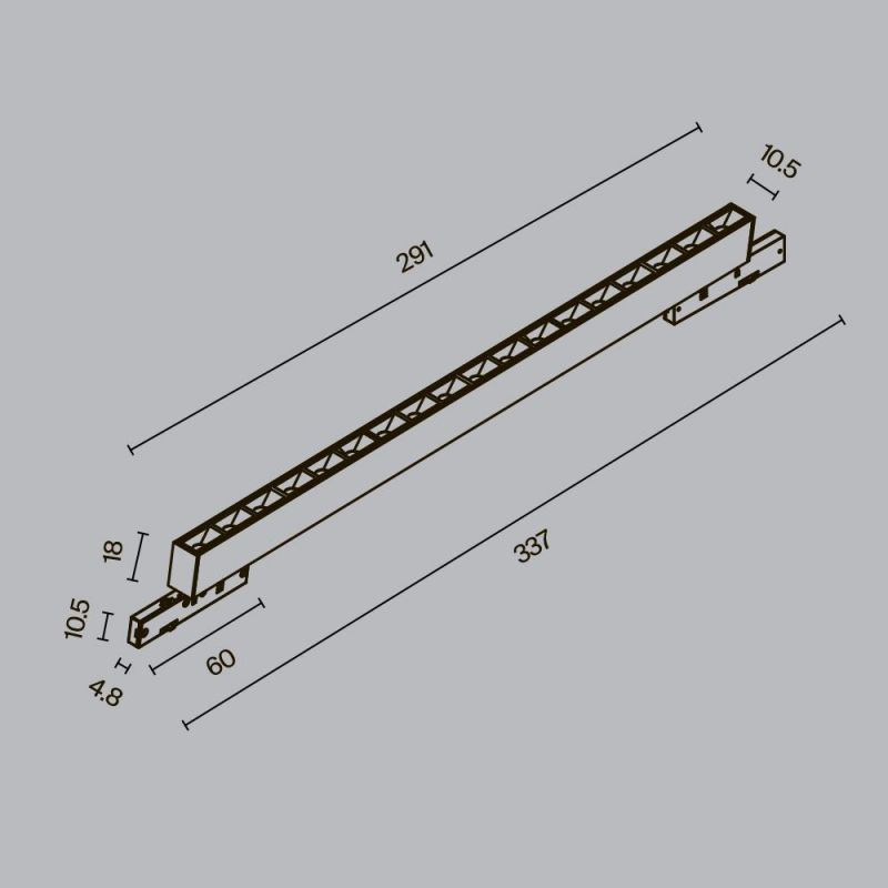 Трековый светильник Maytoni Points 24V 15W IP20 2700-4000K TR193-1-15W3K-M-B фото 9