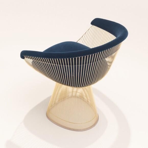 Кресло Sotogrande Platner Lounge BD-3055021 синий