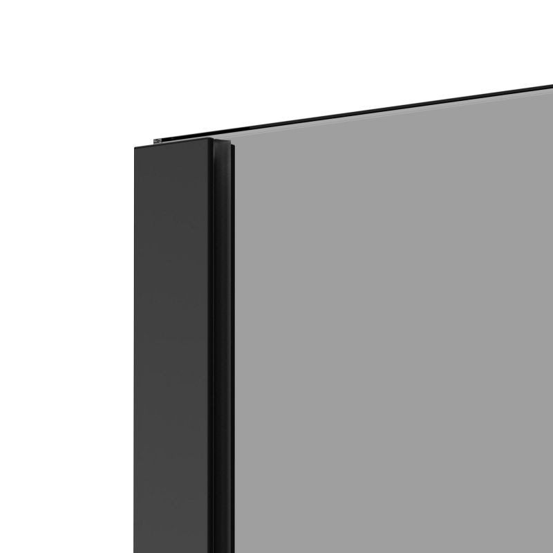 Душевая перегородка Berges SKY BLACK 064013, 90x200 см, профиль черный матовый, стекло тонированное фото 6