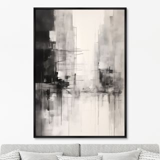 Репродукция картины ArtNoMore на холсте Rain in the city, No 1, 2024г.