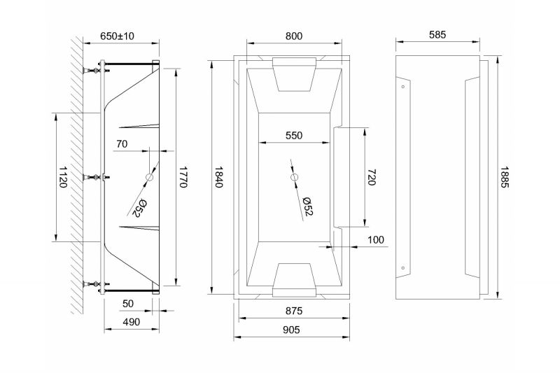 Гидромассажная ванна Royal Bath TRIUMPH RB665102DL