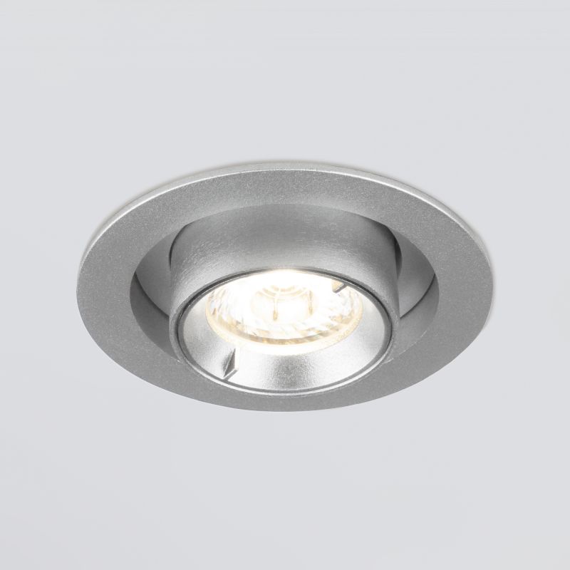 Встраиваемый точечный светодиодный светильник Elektrostandard 9917 LED 10W 4200K серебро 10W