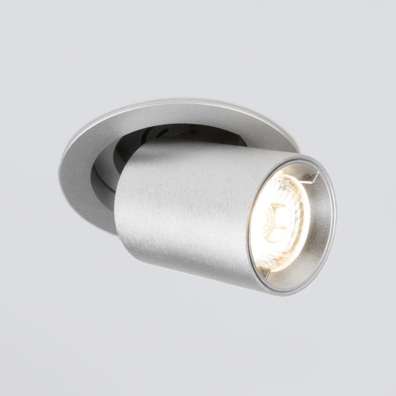 Встраиваемый точечный светодиодный светильник Elektrostandard 9917 LED 10W 4200K серебро 10W
