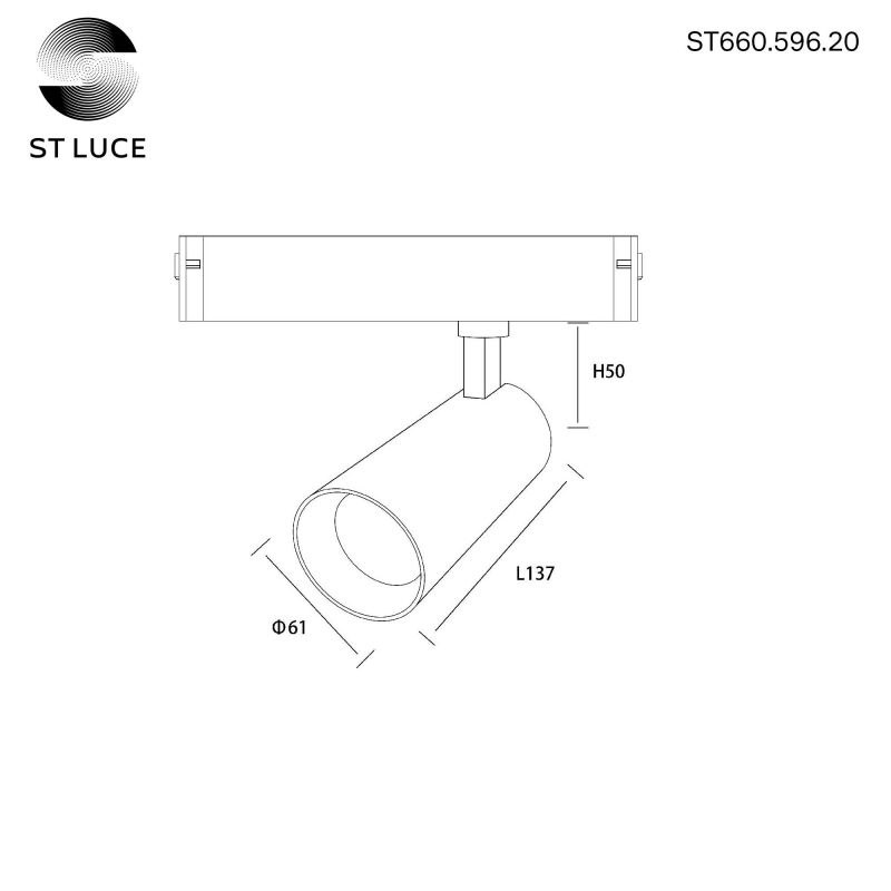 Светильник трековый ST Luce ST660 ST660.596.20 фото 2